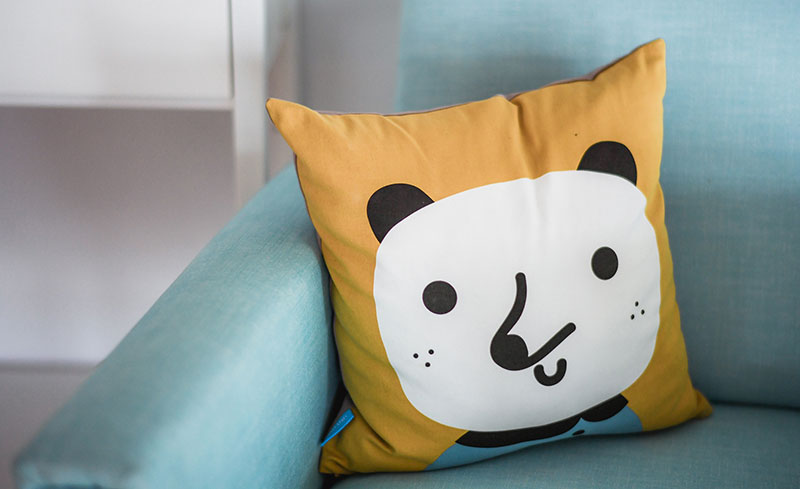 Auto Service Cartoon Pillow