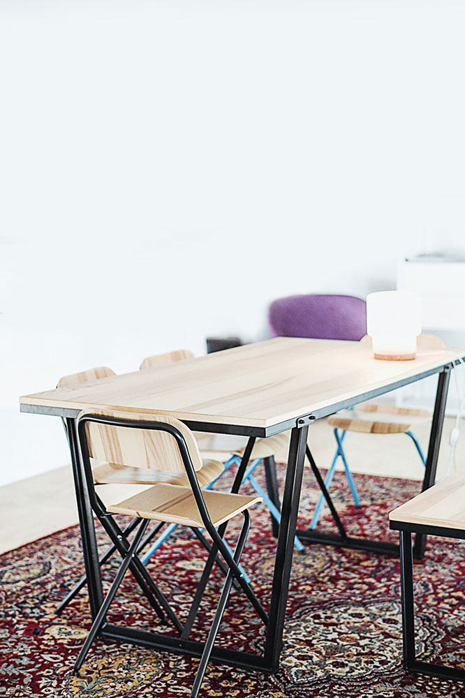 Auto Service Wooden Table